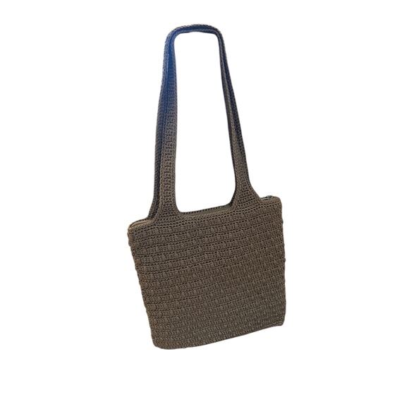 The Sak brown crochet retro classic shoulder bag - NWOT - Picture 2 of 6